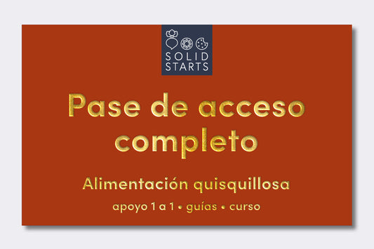 Pase de acceso completo - Alimentación quisquillosa