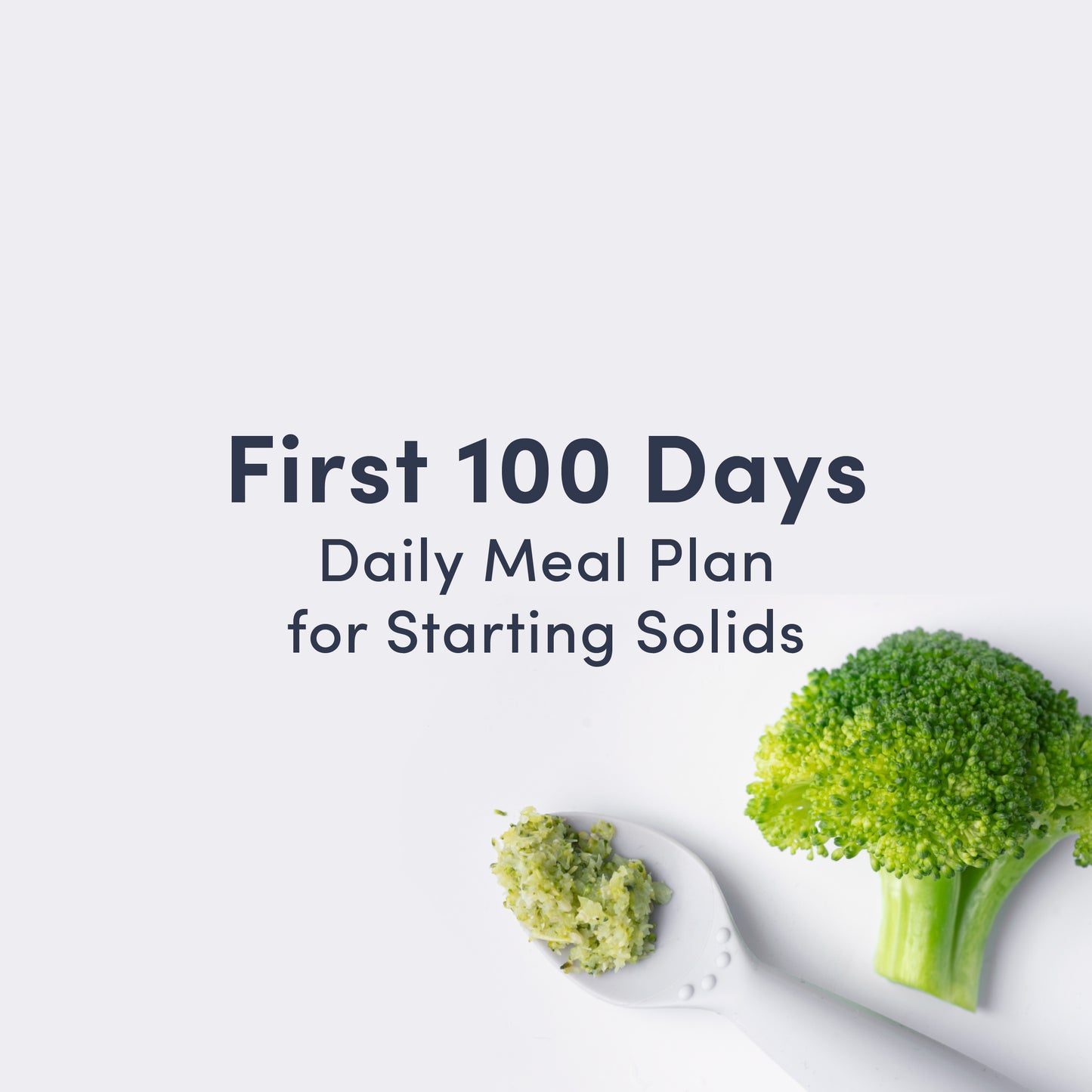 First 100 Days: Daily Meal Plan for Starting Solids