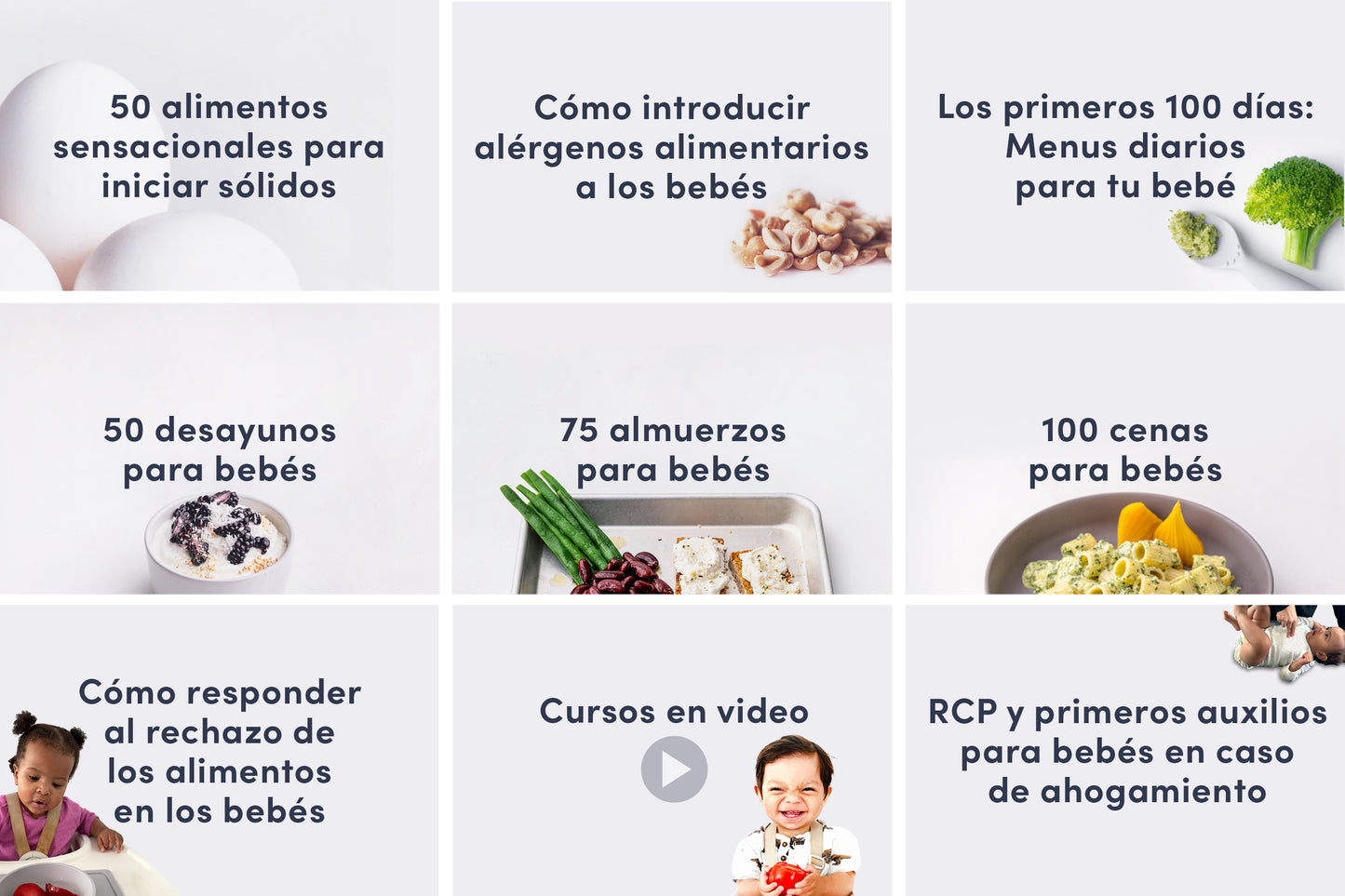 Pase completo de primeros alimentos