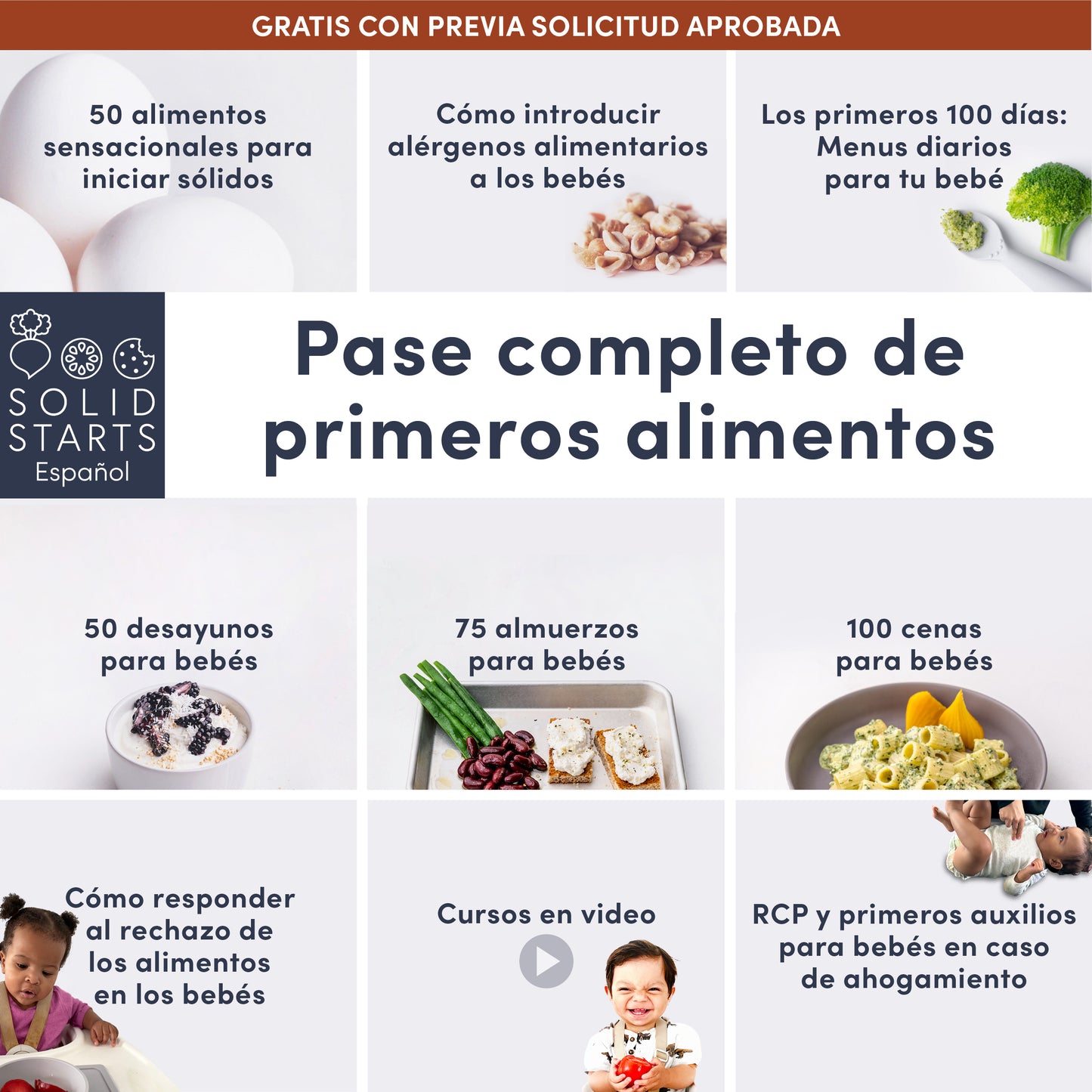 Pase completo de primeros alimentos (Gratis con previa solicitud aprobada)