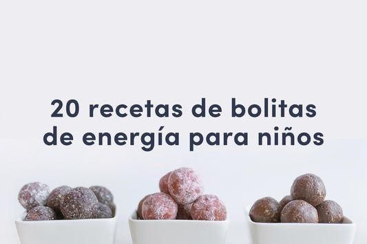 Recetas de bolitas de energía para niños(as) pequeños(as)