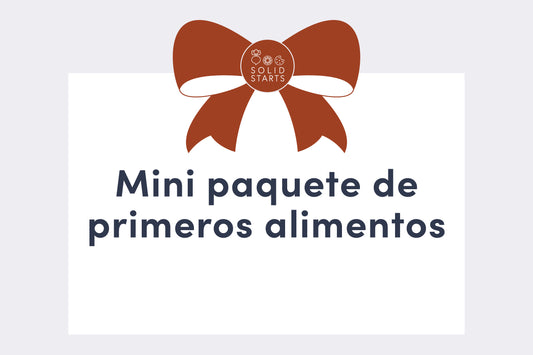Mini paquete de primeros alimentos